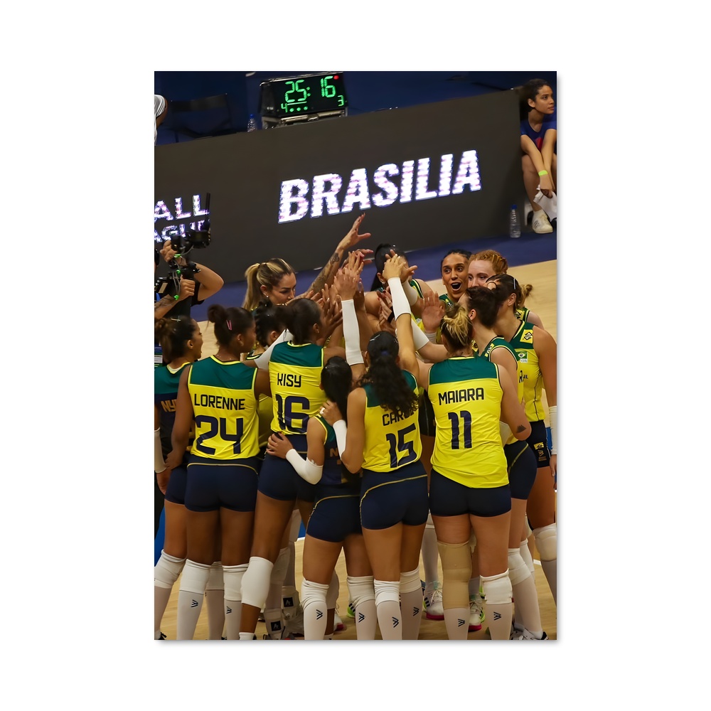 Poster Équipe Brésilienne de Volley-Femmes